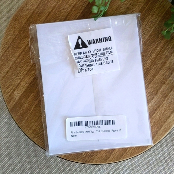 Fill in the Blank Thank You Note Cards - Picture 7 of 7